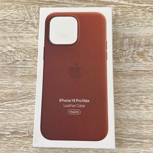 NIB Brown Leather IPhone 14 Pro Max Case!